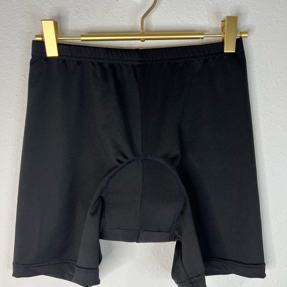 Xcellent Global Womens Cycling Shorts Medium Padded Black Comfortable Activewear